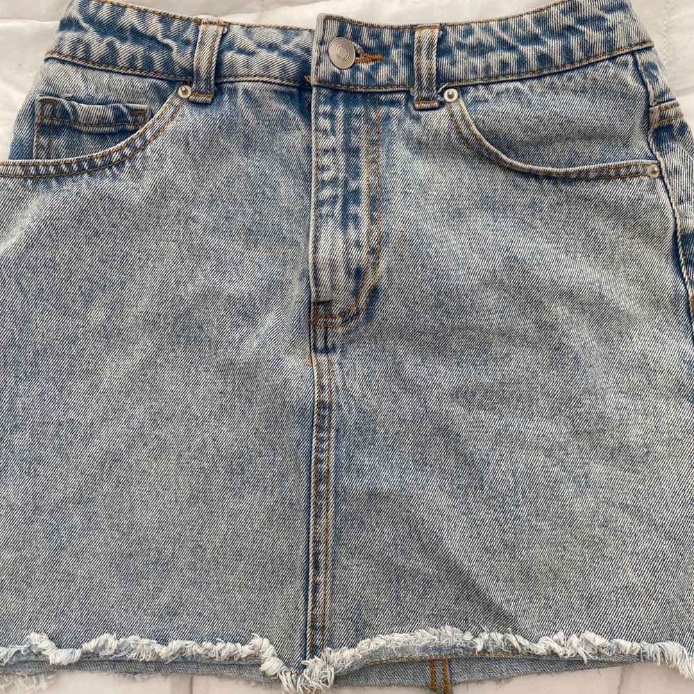 Forever 21 mini jean skirt